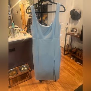 Showpo Light Blue Midi Dress